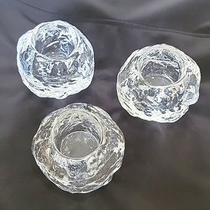 Orrefors Kosta Boda Snowball Votive